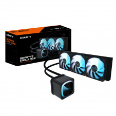 GIGABYTE EAGLE 360 Refrigeración Líquida para CPU - 3x120mm Ventiladores ARGB, pantalla LCD a color, DAISY-CHAIN, Compatible con Intel LGA 1851 y AM