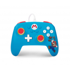 PowerA NSGP0198-01 mando y volante Azul USB Gamepad Analógico Nintendo Switch, Nintendo Switch OLED
