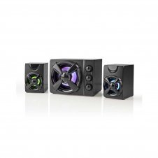 Nedis GSPR31021BK altavoz De 2 vías Negro Alámbrico 11 W