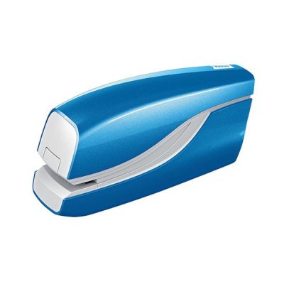 PETRUS Grapadora electrica Petrus E-310 WOW - 10 hojas - Profundidad 10 mm - Color azul claro