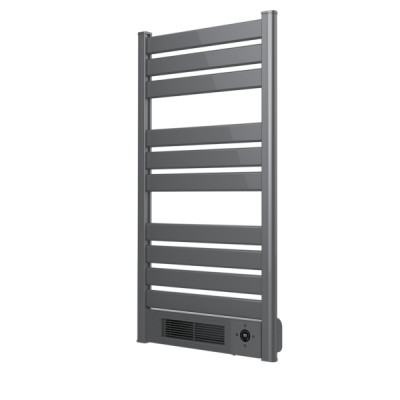 Cecotec ReadyWarm 9780 Toallero Electrico - 2000W - Calefactor Ceramico Incorporado - Pantalla LED - Mando a Distancia - Temporizador 24H - Proteccion IPX4 - Ajuste de Temperatura - Color Gris