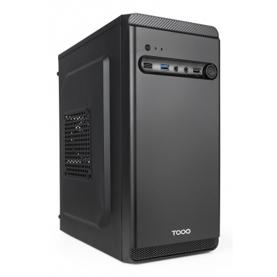 TooQ - Caja Minitorre Micro-ATX “DODEKA ULTRA” Negra