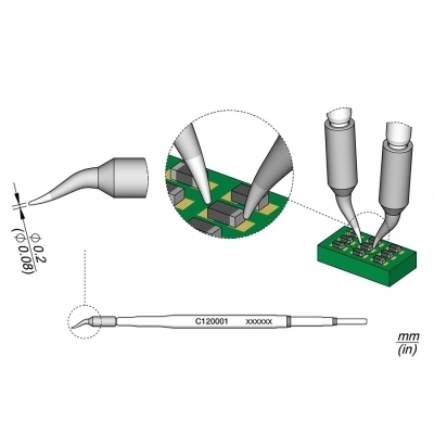 Cartucho Dual In Line Pinza 0,2mm