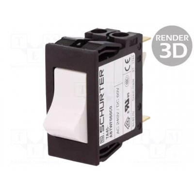 Interruptor Basculante Magnetotermico 240Vac 60Vdc 20A DPST