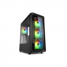Sharkoon TK4 RGB Caja torre midi tower negro