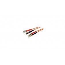 StarTech.com Cable Patch de Fibra Duplex Multimodo 62,5/125 1m LC - ST Naranja
