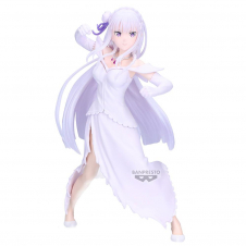 Figura banpresto re:zero starting life in another world espresto excite motions emilia 22cm