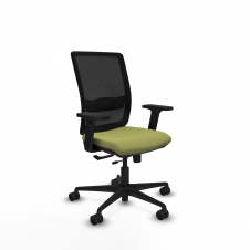 Piqueras y Crespo Haches traslack malla negra bali verde oliva brazos 2D base nailon ruedas 65mm nailon