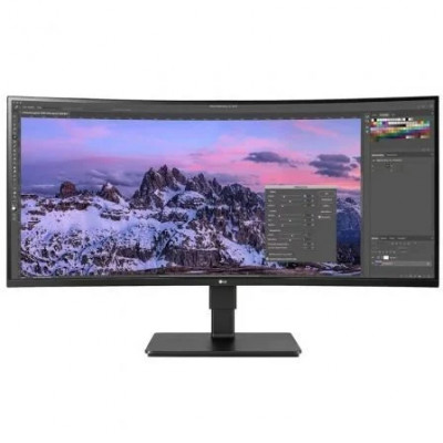 Monitor Profesional Ultraparonámico Curvo LG Business 35BN77CP-B 35/ WQHD/ Multimedia/ Regulable en altura/ Negro