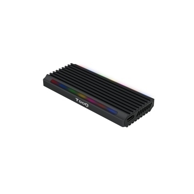 CAJA EXTERNA M.2 NGFF/NVMe USB3.1 GEN2 USB-C RGB