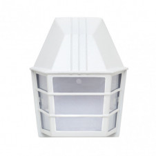 Aplique Exterior Aluminio Acrux 1xe27 Blanco Ip23 24x20x11,5 Cm