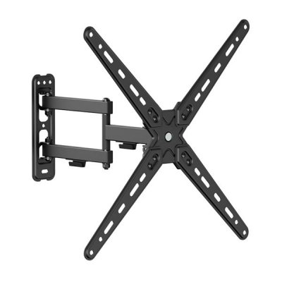 Cromad Soporte de Pared con Brazo Articulado para TV de 13-55 - Giratorio, Inclinable y Doble Extension - Peso Max 25Kg - VESA 400x400