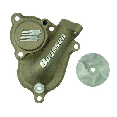 BOYESEN Water pump cover with impeller - Kawasaki KX450 WPK-18CM