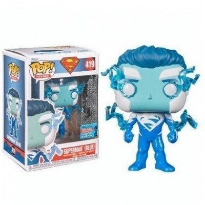 Funko pop dc comics superman blue exclusivo 58593