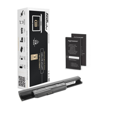 Batería compatible para portátil ASUS A31-K53 Movano Premium - 10.8V | 4400mAh