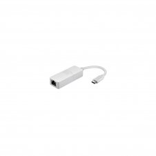 CONVERSOR D-LINK USB TIPO-C MACHO A ETHERNET GIGABIT BLANCO DUB-E130