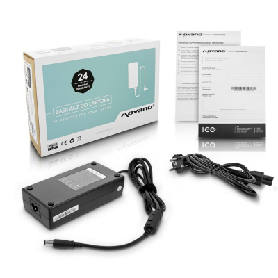 Cargador compatible para portátil DELL/MSI 180W 19.5V 9.23A 7.4x5.0 Movano