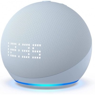 Altavoz inteligente Alexa Amazon Echo Dot 5º Gen. con reloj | Color Gris Azulado