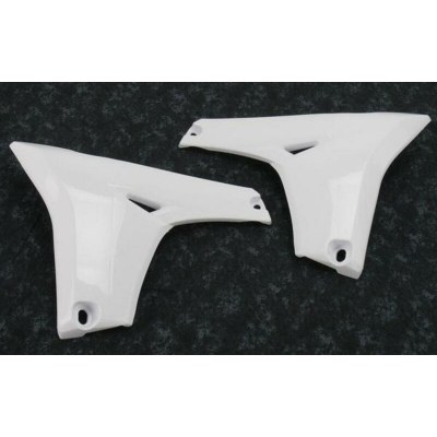 Plásticos laterales de radiador inferiores UFO Yamaha blanco YA04824-046 YA04824#046