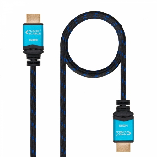 CABLE HDMI V2.0 2 M 4K@60Hz 18Gbps, A/A-A/M, NEGRO