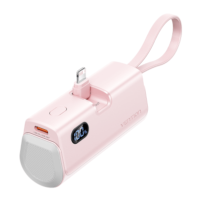 Powerbank 4.800mAh Vention FHRP0/ 22.5W/ Rosa