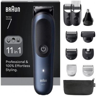 Afeitadora Braun All in One Series 7 AIO7540 11 en 1/ con batería/ 11 Accesorios