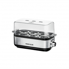 Rommelsbacher ER 600 cuecehuevos 6 huevos 400 W Acero inoxidable, Transparente