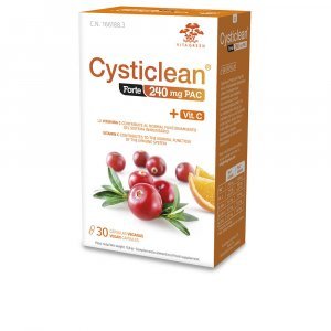 CYSTICLEAN FORTE con PAC y Vit C y Arándano Rojo cápsulas 30 u