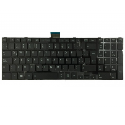 Teclado compatible para portátil TOSHIBA Satellite s50 / l50-a / s50-a / Marco negro