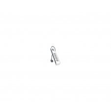 Belkin limitador de tensión Blanco 4 salidas AC 2 m