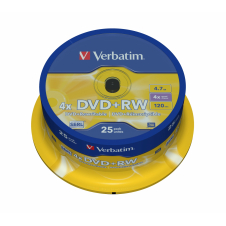 Dvd Verbatim DVD+RW Matt Silver 4,7 GB 25 pieza(s) 43489