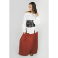 Falda medieval de algodón pesado 