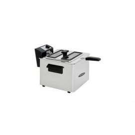 Freidora de aceite Orbegozo FDR80, 8 litros, inox