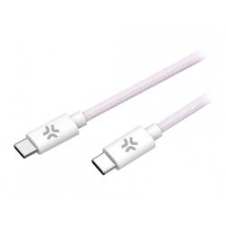 Cable CELLY USB-C a USB-C 1.5m Rosa (USBCUSBCCOTTPK)