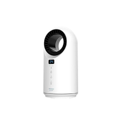 Cecotec ReadyWarm 8200 Bladeless Calefactor sin Aspas - 1500W - LED Tactil - 3 Modos de Calor - Modo Oscilante - Temporizador - Seguridad con Triple Proteccion - 18x17.5x36.5cm - Color Blanco