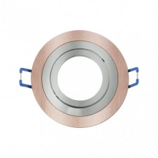 Empotrable Orient.cenote 1xgu10 Redondo Champ/crom 2x9,2x9,2 Cm 8 De Corte.c/portalampara