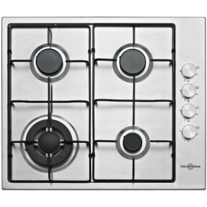 Placa de gas butano Vitrokitchen EN640LIB 4 zonas inox