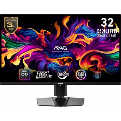 MSI MAG 321UP QD-OLED pantalla para PC 80 cm (31.5) 3840 x 2160 Pixeles 4K Ultra HD Negro