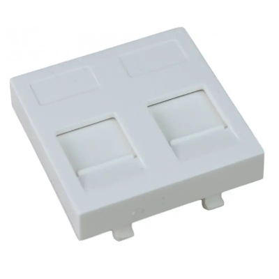 Modulo 45x45 2xRJ45 Keystone