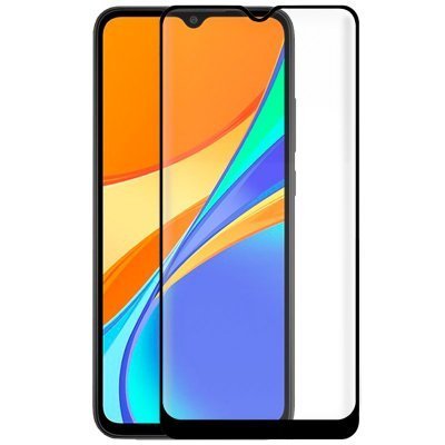 Protector Pantalla Cristal Templado COOL para Xiaomi Redmi 9C / 10A / A1 / A1 Plus / ZTE (FULL 3D Negro)