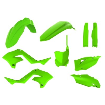 Kit de plástica Polisport Restyling, verde lima KX125/250 90936