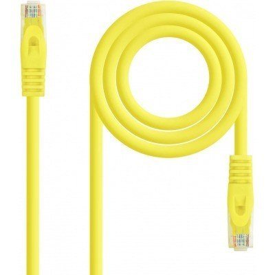 CABLE RED LATIG. LSZH CAT.6A UTP AWG24 AMARIL 0.5M