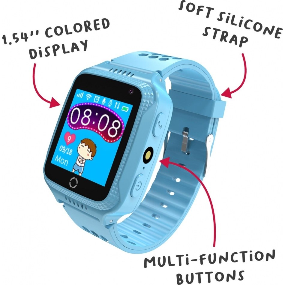 CELLY SMARTWATCH FOR KIDS BLUE KIDSWATCHLB