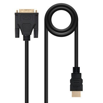 Nanocable CABLE DVI A HDMI, DVI18+1/M-HDMI A/M, 1.8 M