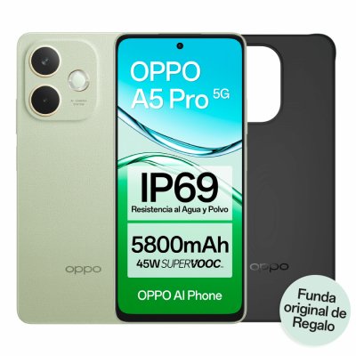 Smartphone Oppo A5 Pro - 8GB RAM | 256GB almacenamiento | Pantalla 6.67 | Color verde oliva
