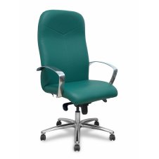 Piqueras y Crespo Sillón Caudete similpiel verde botella