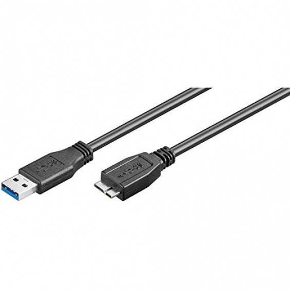 Ewent EW-100113-020-N-P cable USB 1,8 m USB 3.2 Gen 1 (3.1 Gen 1) USB A Micro-USB B Negro