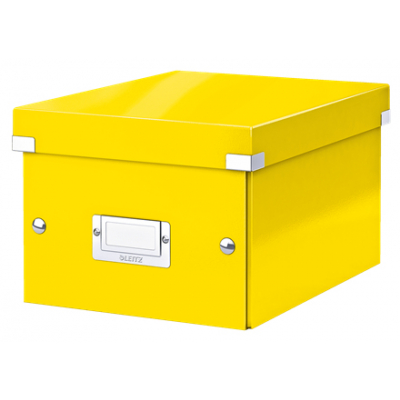 Click & Store WOW Caja de almacenaje Rectangular Caja de cartón Amarillo