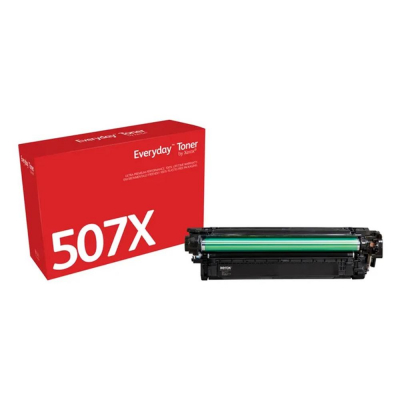 Toner xerox everyday compatible con hp 507x laserjet enterprise 500 color m551(ce400x) negro