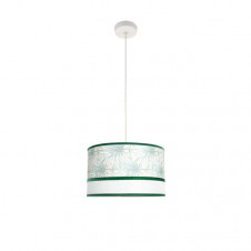 Colgante Caledonia 1xe27 Blanco/verde Regx40x40cm